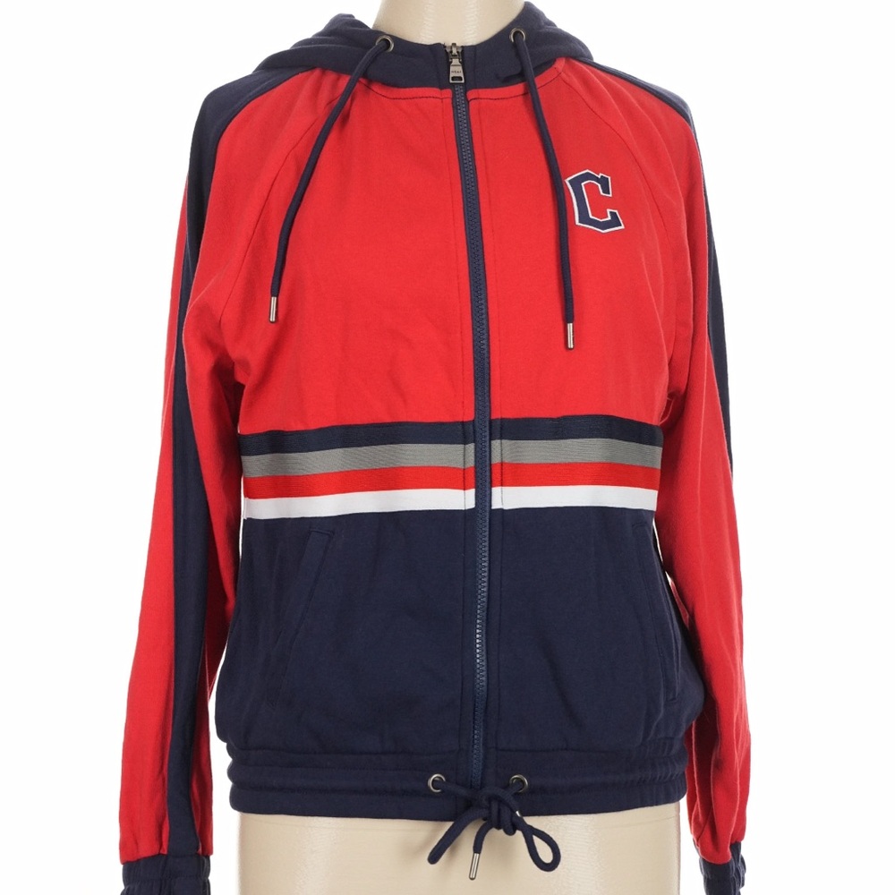 NWT Varsity Style Red and Blue Women's Jacket